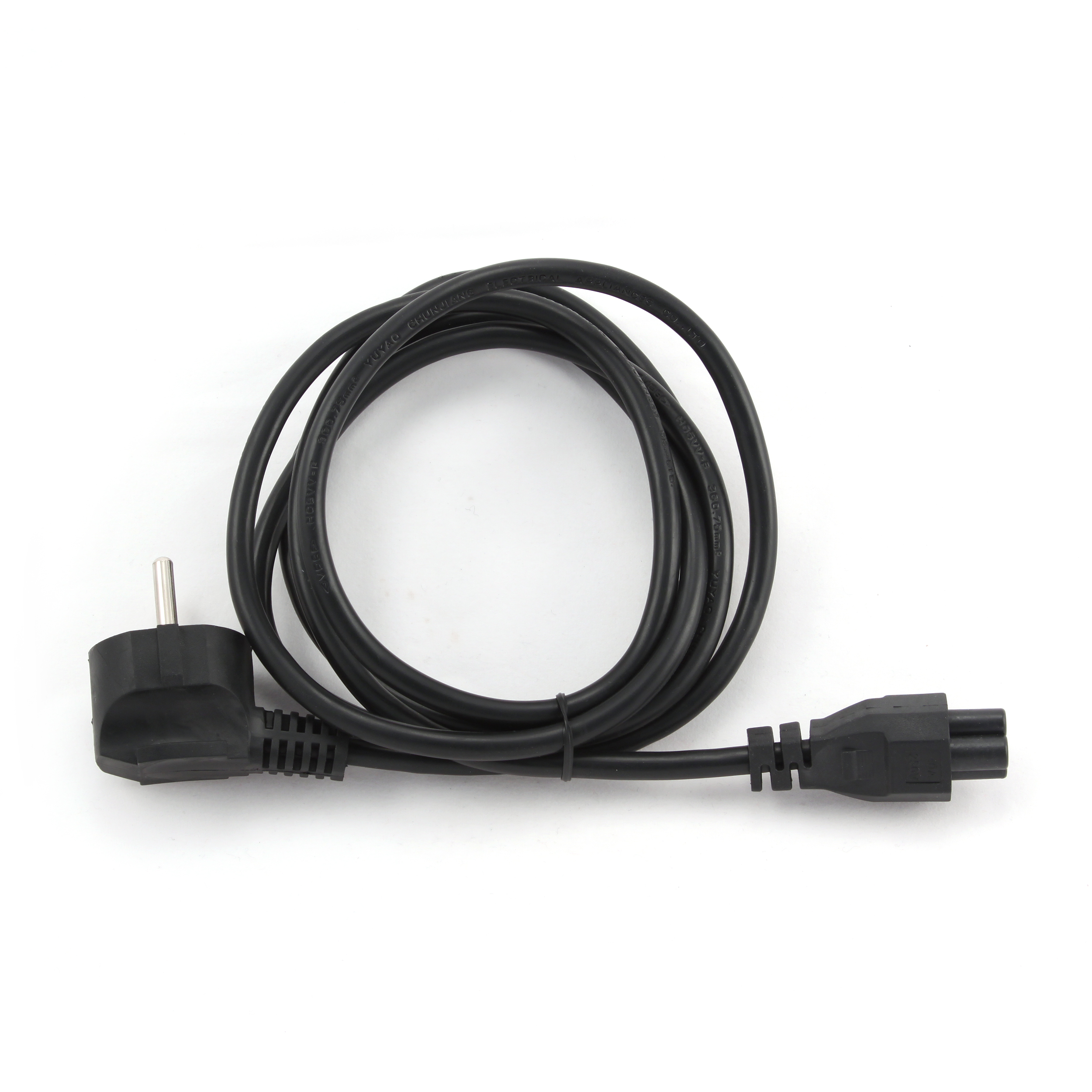 Kabel zasilający do laptopa  3 - pinowy "koniczynka"  0.5 m