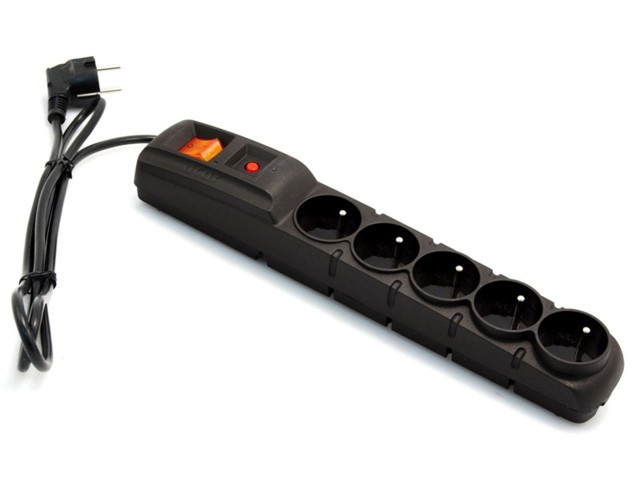 Listwa zasilająca Acar F5 PRO  5 gniazd  1.5 m  Czarna