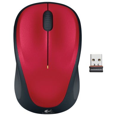 Mysz bezprzewodowa Logitech M235  Czerwona