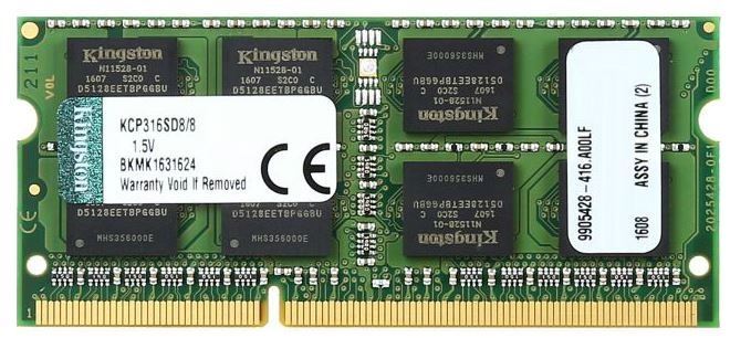 Moduł PC-1600 DDR3   8GB      Kingston KCP316SD8/8  Sony