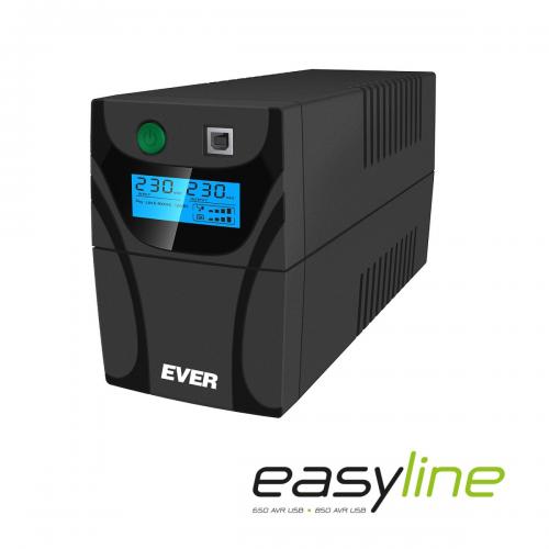 Zasilacz awaryjny UPS - Ever  Easyline  650 AVR USB