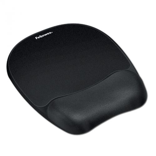 Podkładka pod mysz z żelową podpórką na nadgarstek  Fellowes Memory Foam - Czarna