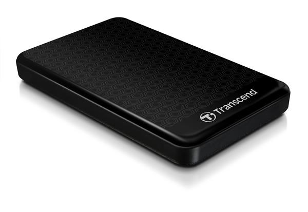 HDD  USB 3.0  2TB Transcend StoreJet 25A3  Wstrząsoodporny  Czarny