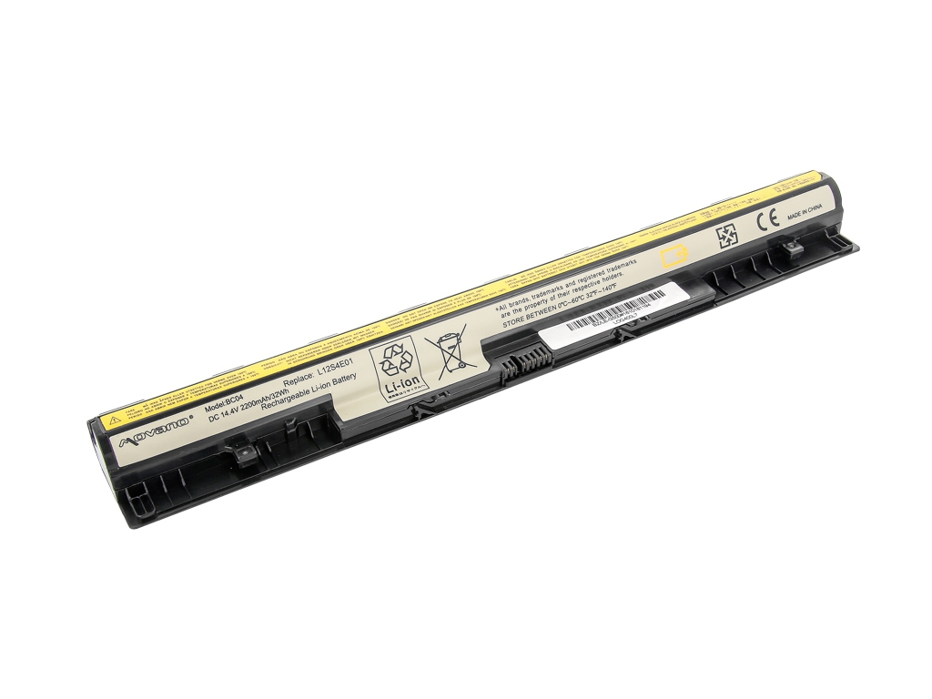 Bateria do laptopa Lenovo IdeaPad G500s; G510s; Z710  14.4 V  2600 mAh