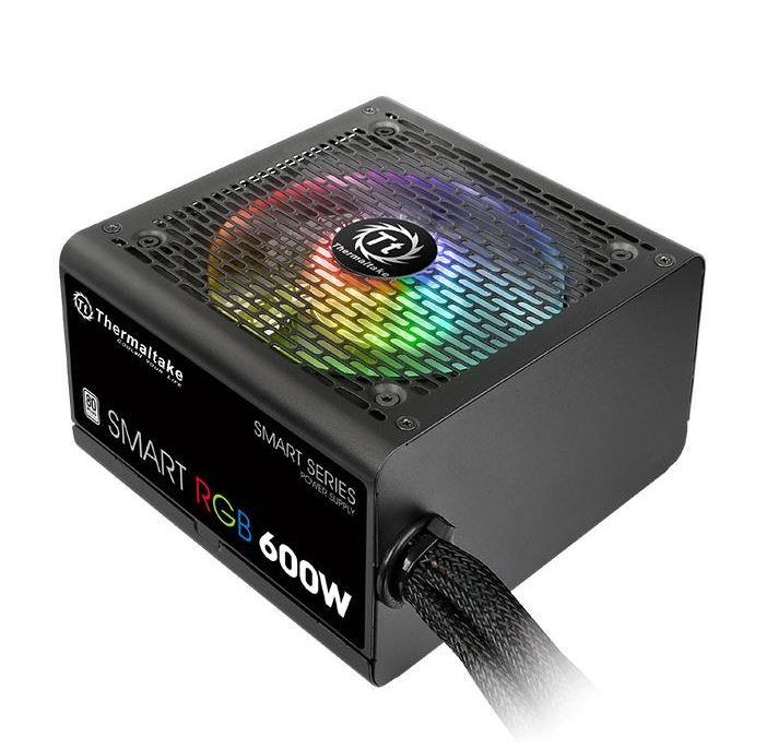 Zasilacz ATX   600W  Thermaltake Smart RGB  80 Plus