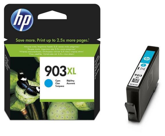 Tusz HP 903XL  T6M03AE  Cyan  825 str.