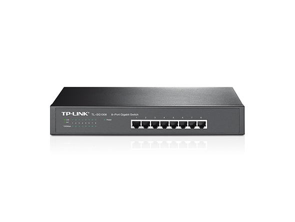 Switch TP-Link TL-SG1008  8x10/100/1000 MB/s  Rack