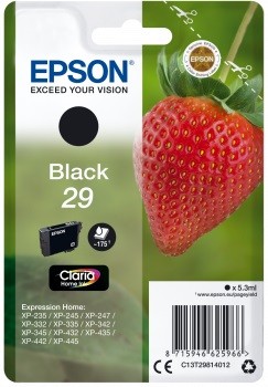 Tusz Epson  29  Black  Expression Home  175 str.