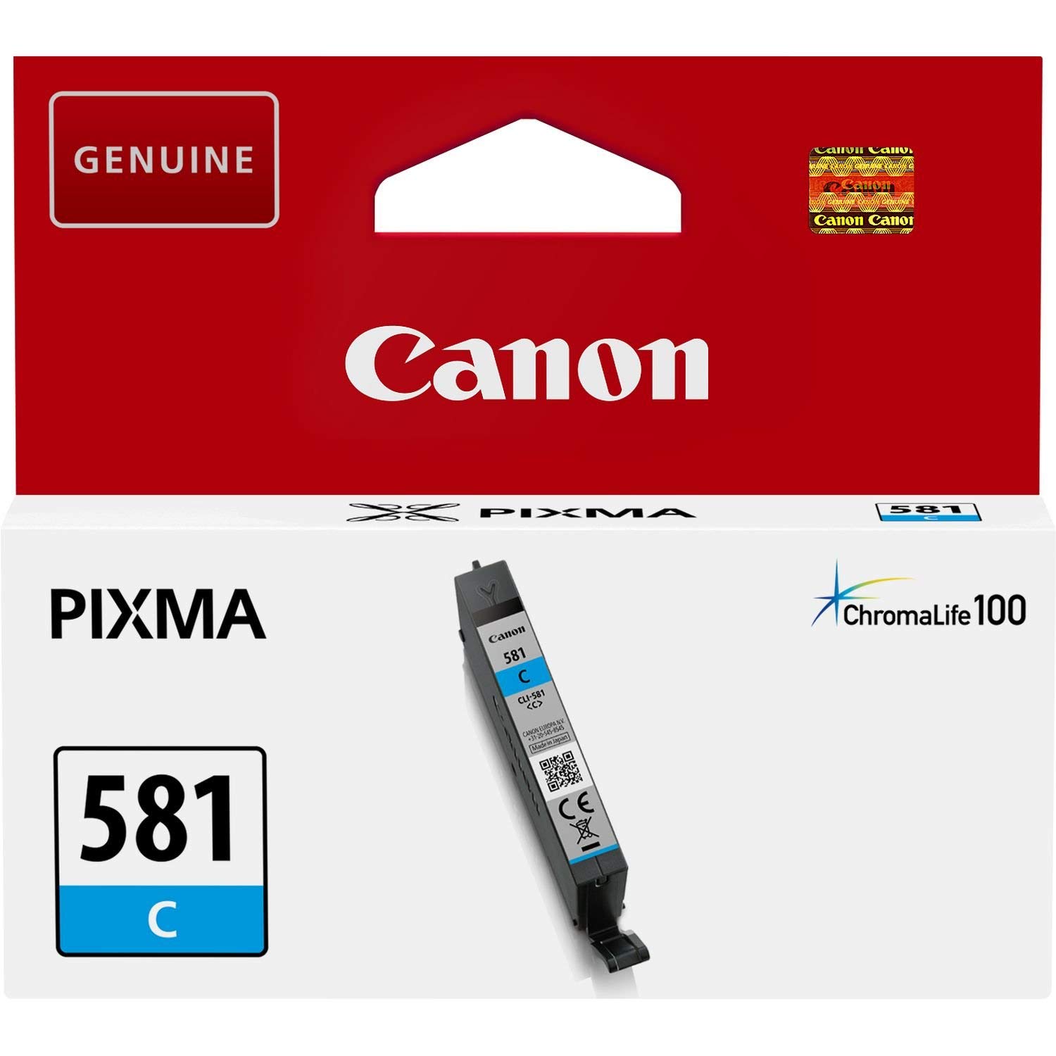 Tusz Canon  CLI-581  Cyan  260 str.