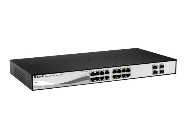 Switch D-Link DGS-1210-20  16-port 10/100/1000 Gigabit + 4 Combo 1000BaseT/SFP