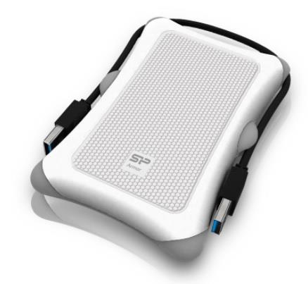 HDD  USB 3.0  2TB Silicon Power Armor A30 - Biały