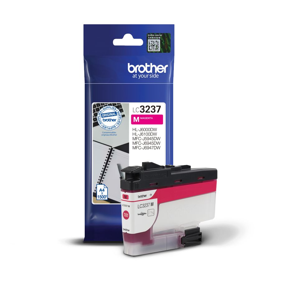 Tusz Brother LC3237M  Magenta  1500 str.