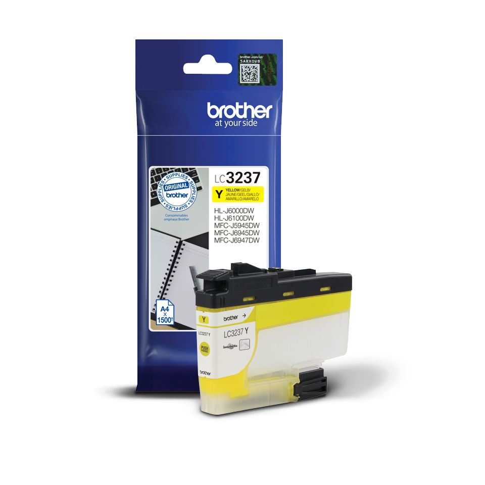 Tusz Brother LC3237Y  Yellow  1500 str.