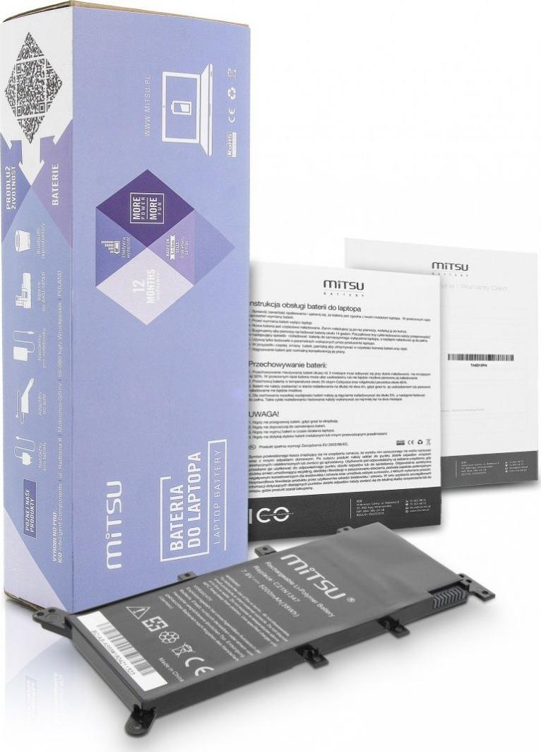 Bateria do laptopa Asus R556; X556; K555; A555; X555  7.6 V  4650 mAh