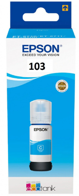 Tusz Epson 103  Cyan  EcoTank  7500 str.