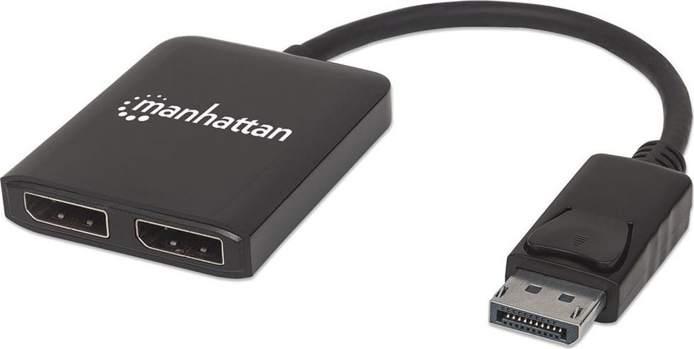 Splitter DisplayPort 1 Nadajnik -> 2 Odbiorniki  Manhattan
