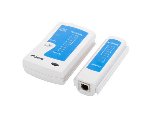 Tester okablowania  RJ45, RJ11, RJ12, Coaxial  Lanberg