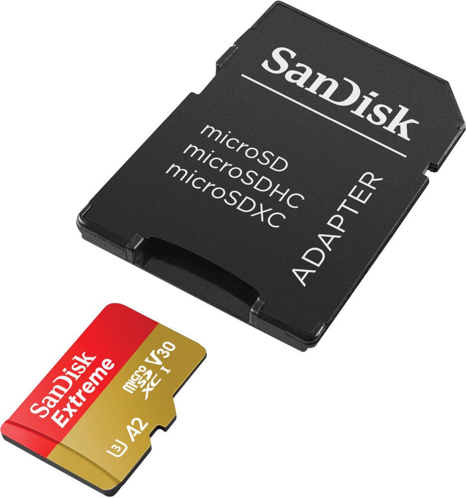 - karta pamieci MicroSD  128GB SDXC  SanDisk Extreme + Adapter SD!  190MB/90MB