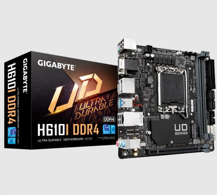Płyta Socket LGA1700  Gigabyte H610I DDR4