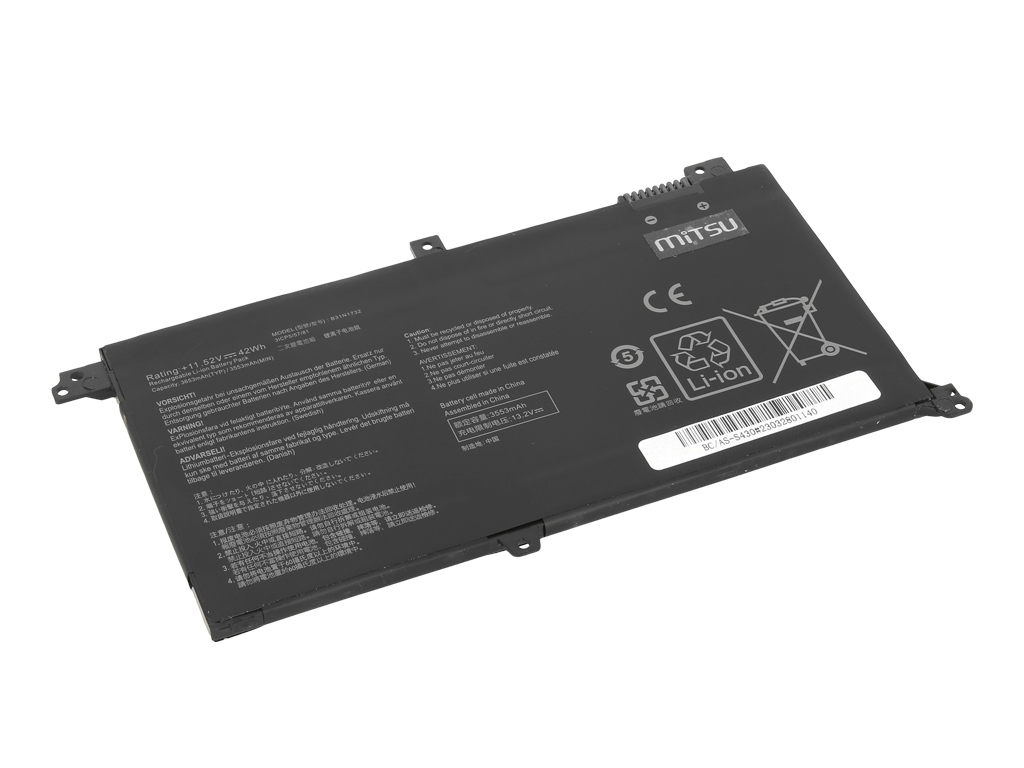 Bateria do laptopa Asus Vivobook S14, S430, X430U, K430  11.52V  3653mAh