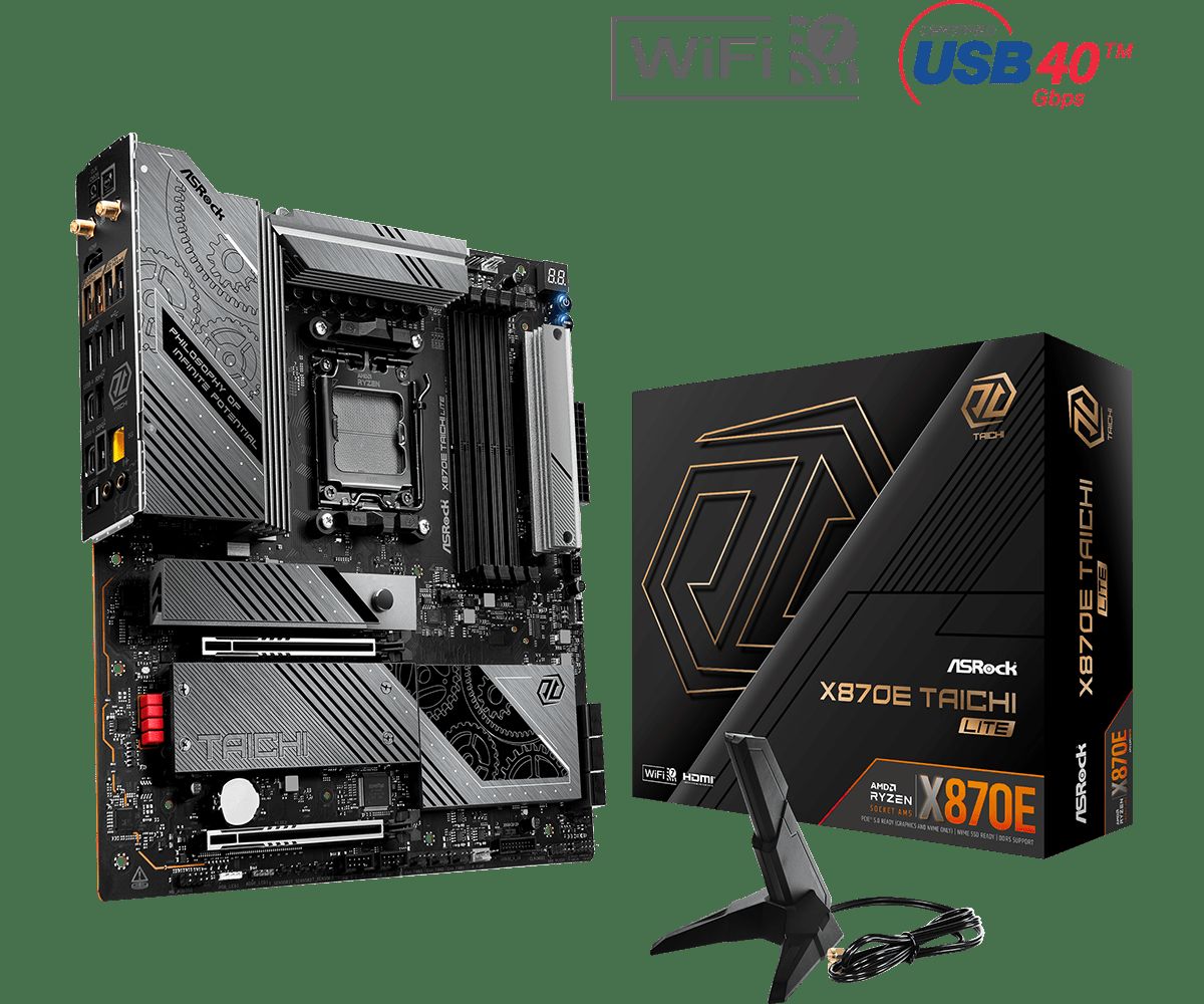 Płyta Socket AM5  ASRock X870E TAICHI LITE