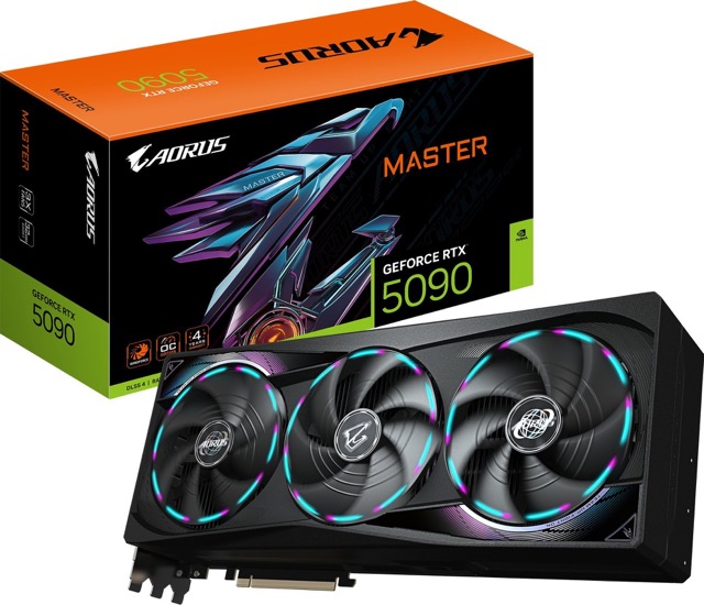 GeForce RTX 5090  32GB  Gigabyte  AORUS Master