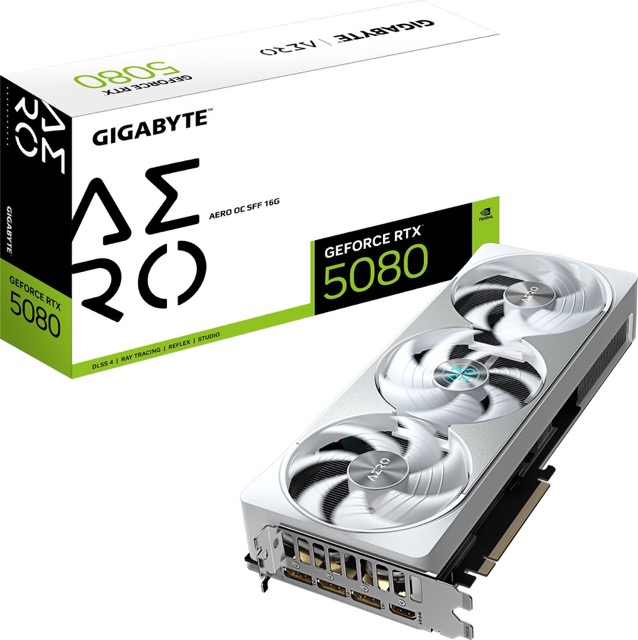 GeForce RTX 5080  16GB  Gigabyte  Aero OC SFF