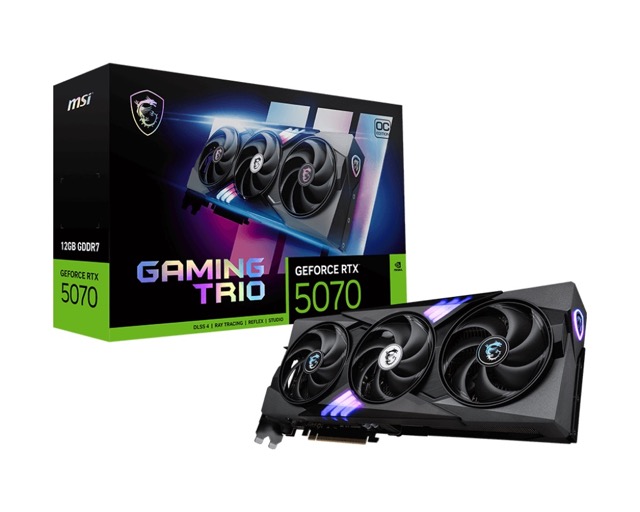 GeForce RTX 5070  12GB  MSI  Gaming Trio OC