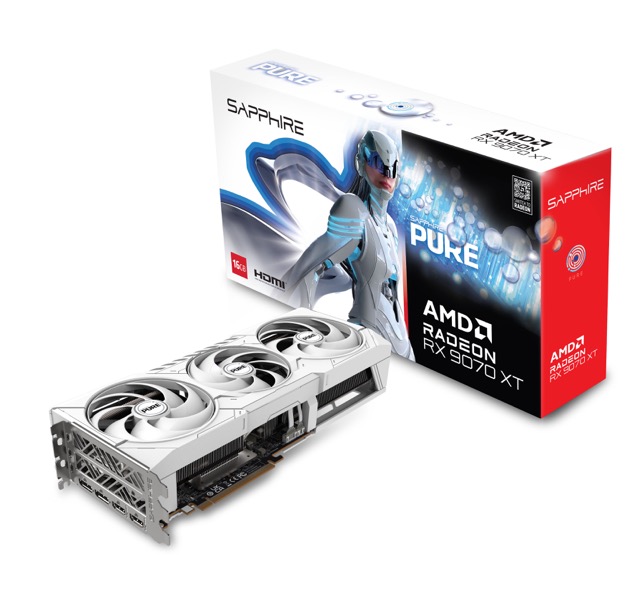 Radeon RX 9070 XT  16GB  Sapphire  Pure