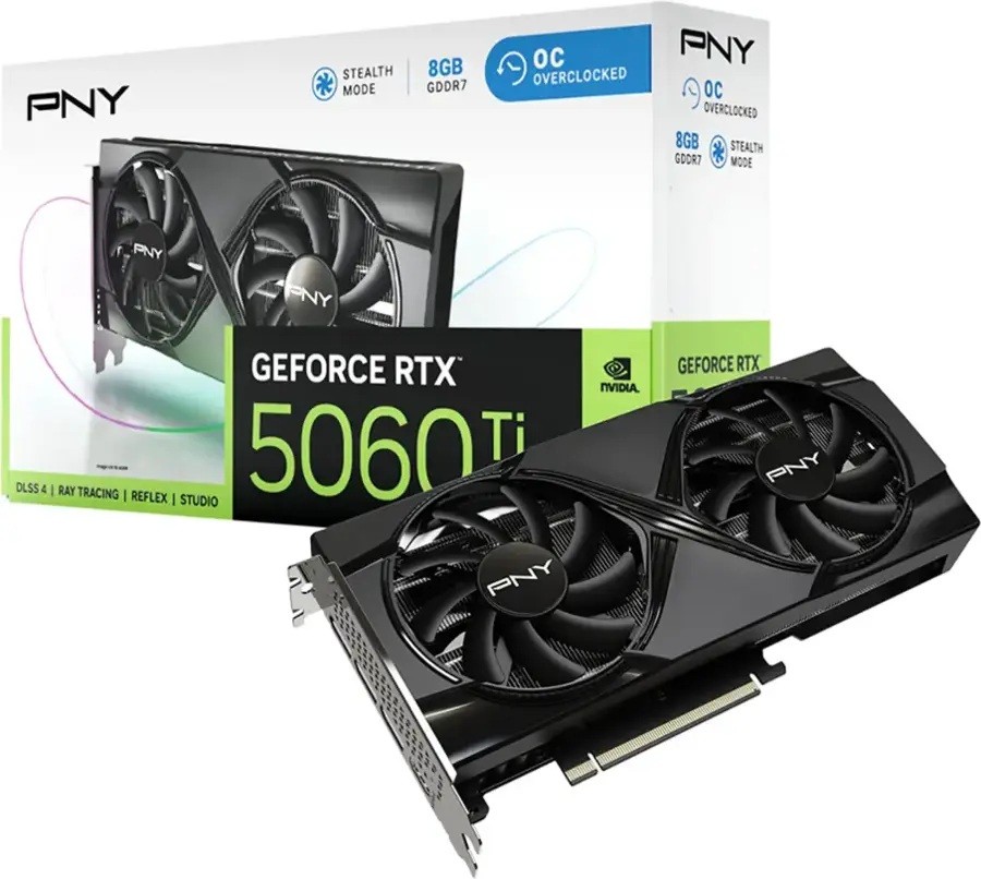 GeForce RTX 5060 Ti  8GB  PNY  OC