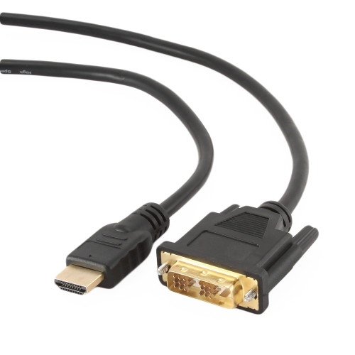 Kabel HDMI męski na DVI-D męski  18+1 Single Link   5.0 m  Gembird