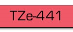 Taśma do drukarki etykiet Brother TZe441  18mm Czarne na Czerwonym