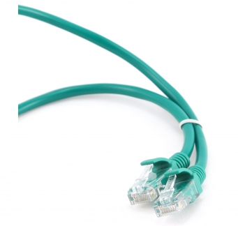 Kabel RJ45/RJ45  0.25 m    Patchcord  Kategoria 5e  Zielony