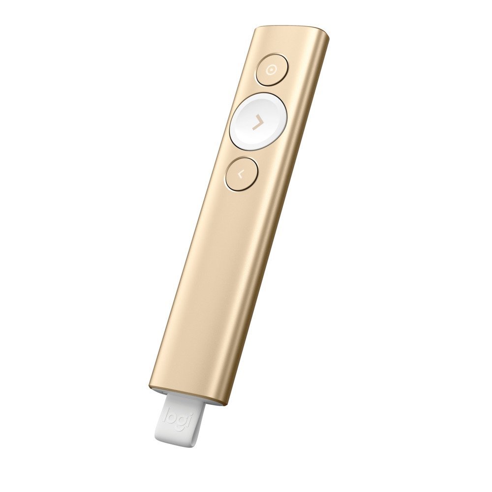 Logitech Spotlight Presentation Remote  Gold