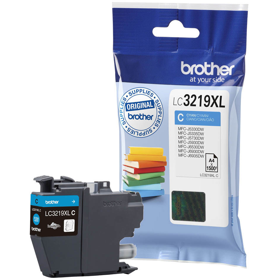 Tusz Brother LC3219XLC  Cyan  1500 str.