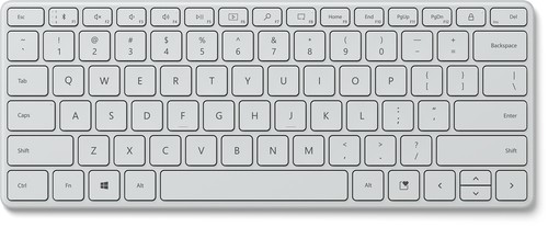 Klawiatura bezprzewodowa Microsoft Bluetooth Compact  Biała