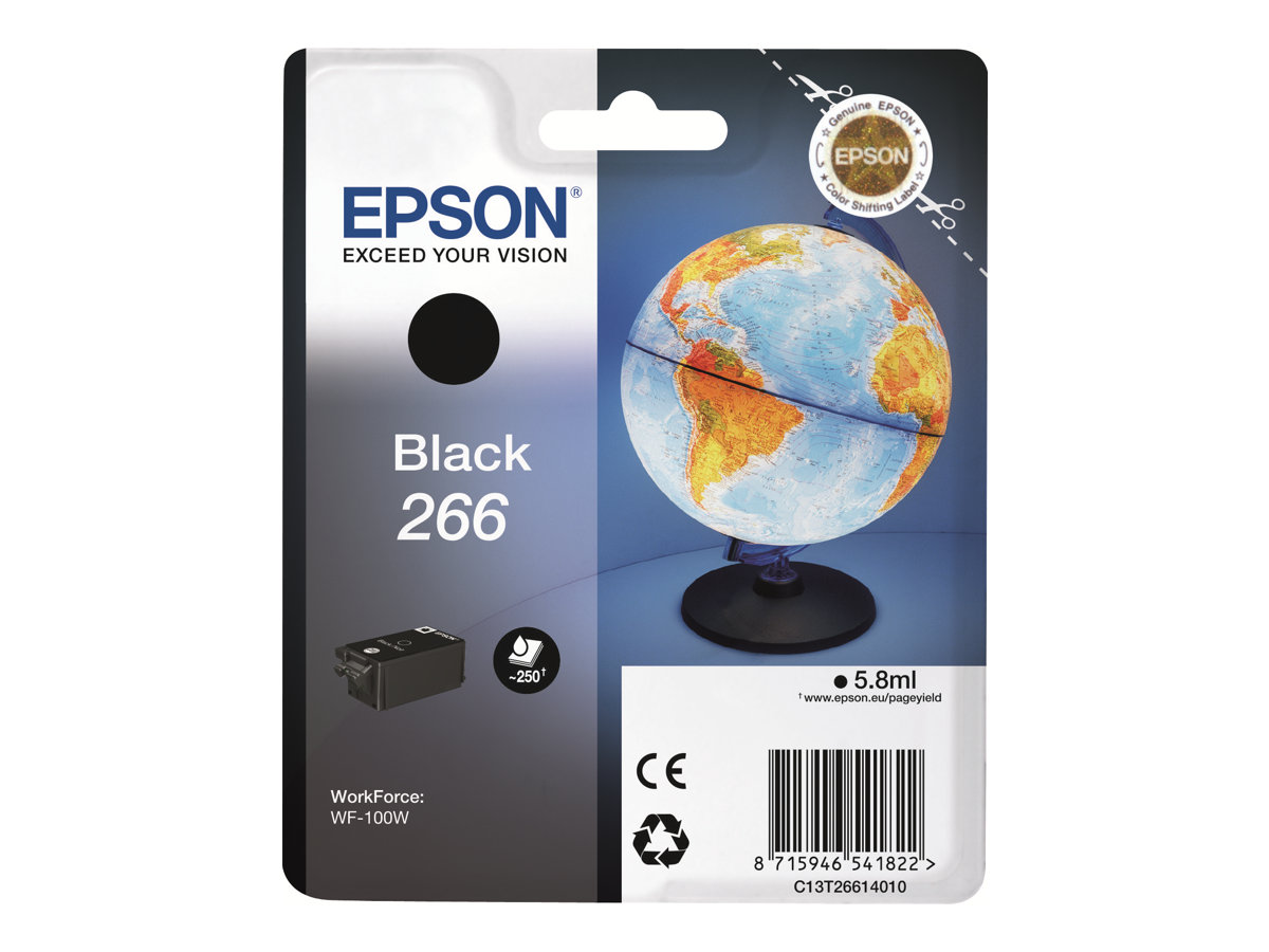 Tusz Epson 266  T2661  Black  250 str.