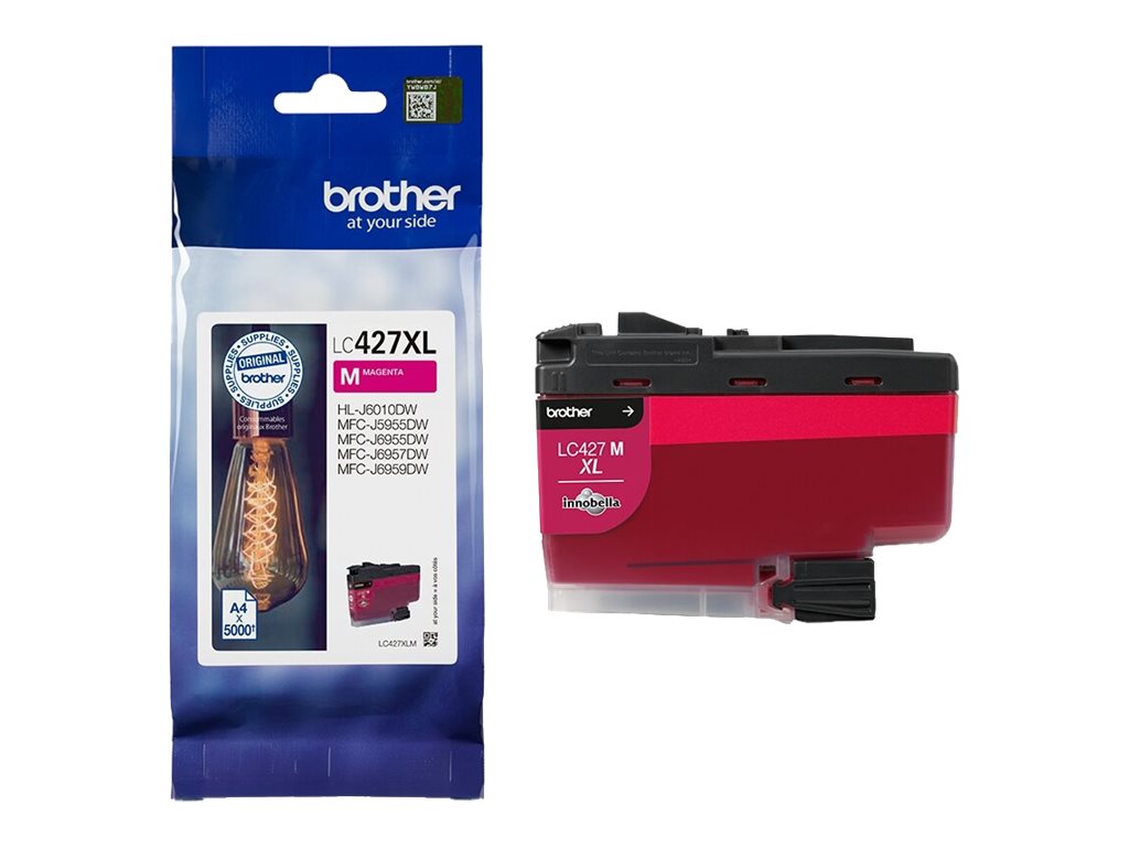 Tusz Brother LC427XLM  Magenta  5000 str.