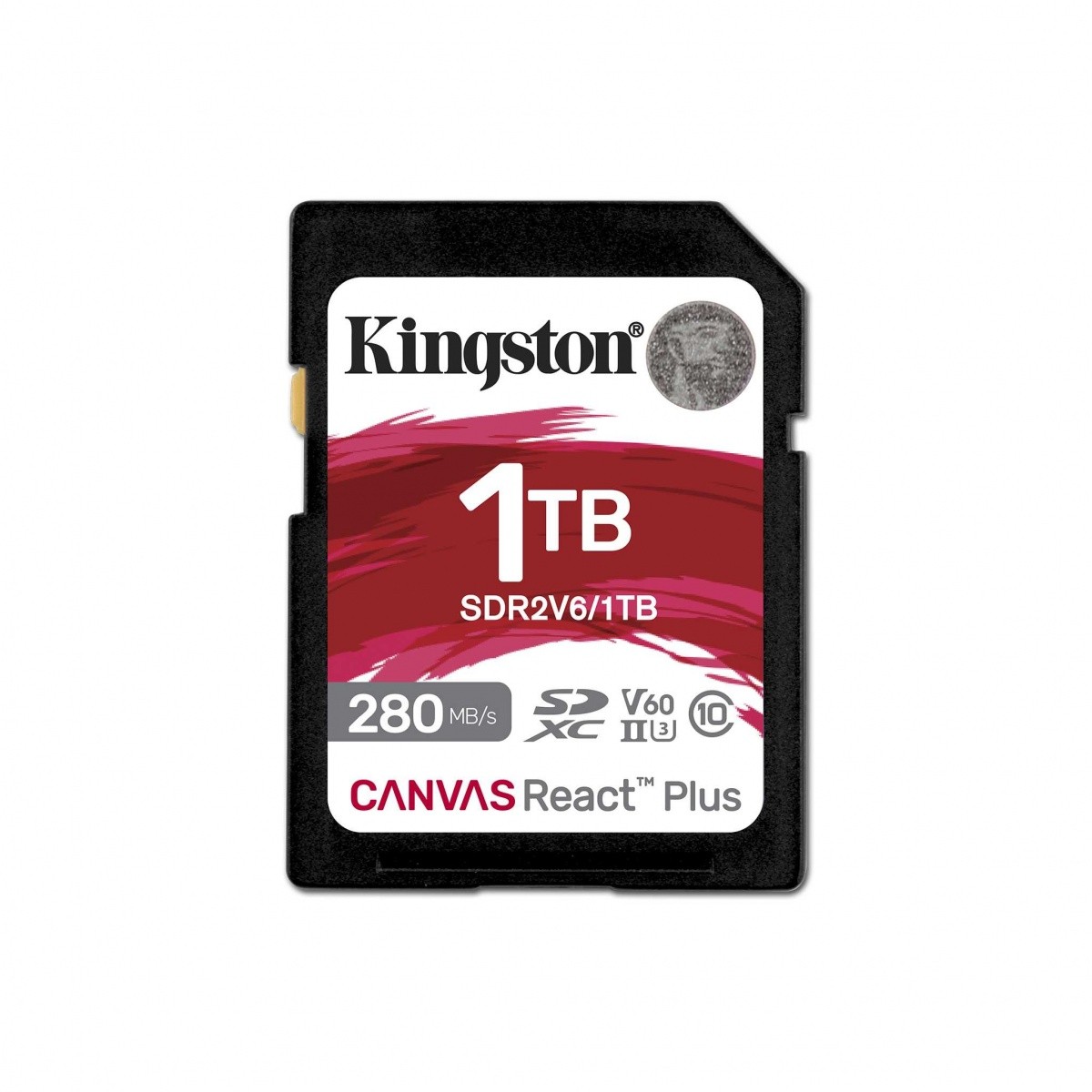 - karta pamieci SD 1TB SDXC  Kingston Canvas React Plus  280MB/150MB