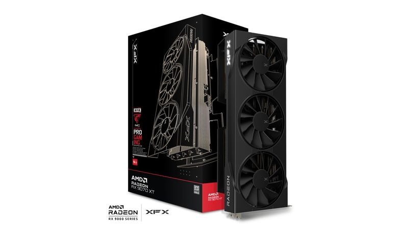 Radeon RX 9070 XT  16GB  XFX  Swift Triple Fan Gaming Edition