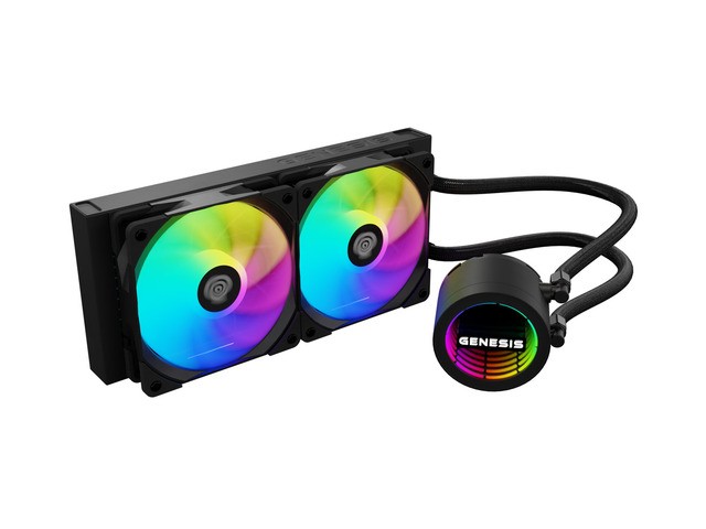 Chłodzenie wodne Genesis Hydria 240 ARGB  Czarne