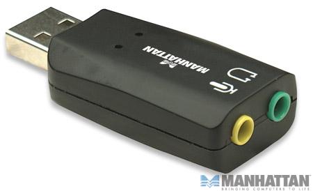 Karta dźwiękowa USB 3-D Virtual 5.1  Manhattan