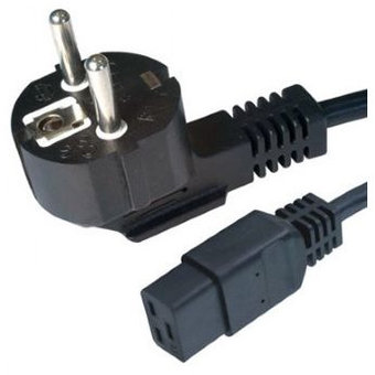 Kabel zasilający IEC C320 C19  VDE  1.8 m  Gembird