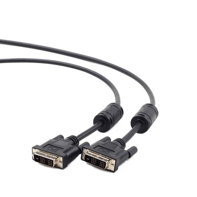 Kabel DVI-D męski na DVI-D męski  18+1 Single Link  1.8m  Gembird