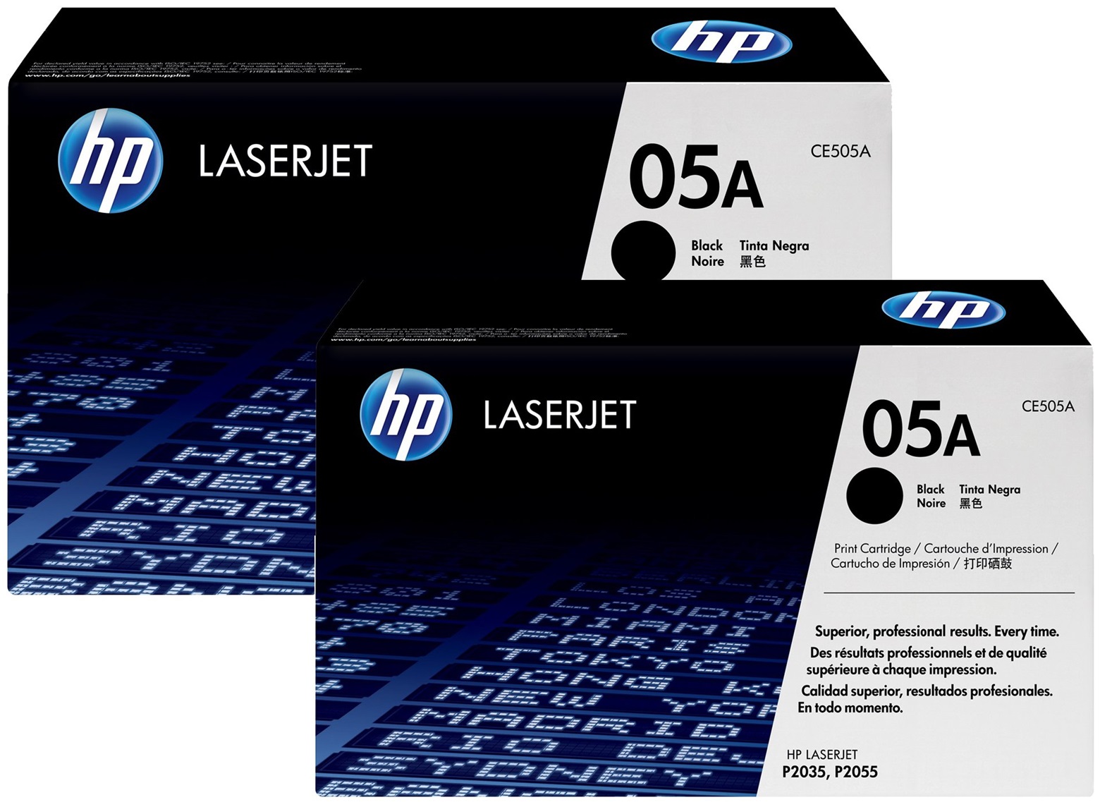 Tonery HP  05A  CE505D  Black  2x2300 str.