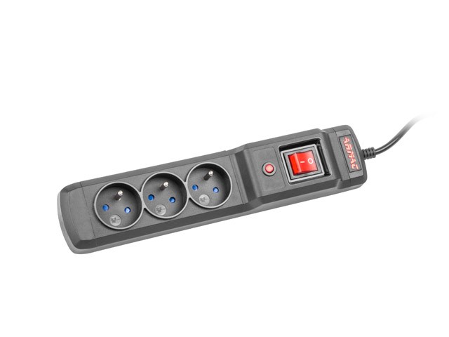 Listwa zasilająca Armac MULTI M3  3 gniazda  1.5m  Czarna