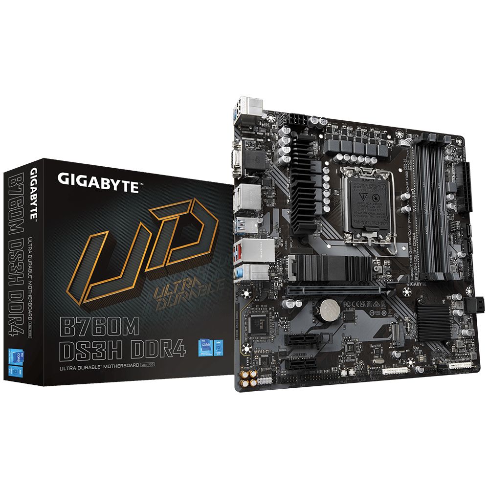 Płyta Socket LGA1700  Gigabyte B760M DS3H DDR4