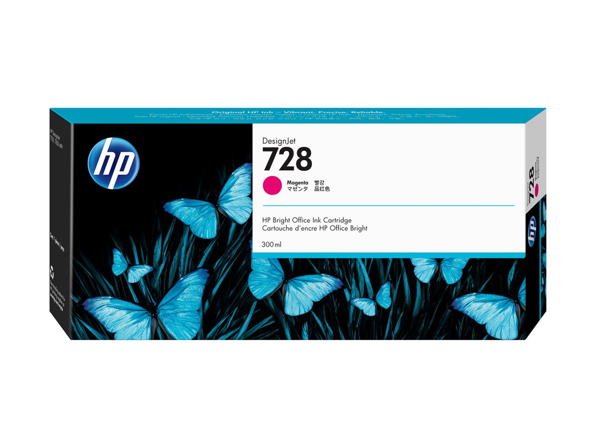 Tusz HP 728  F9K16A  Magenta  300 ml.