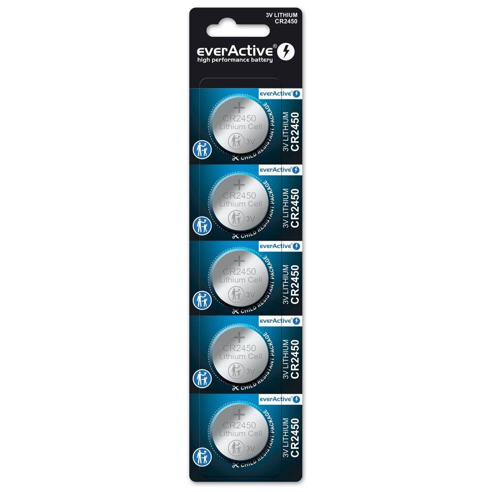 Bateria CR2450  5 szt.  everActive