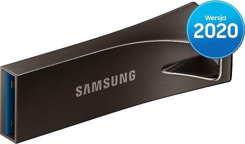 Flashdrive  128GB USB 3.1 Samsung BAR Plus Titan Gray - obrazek 2